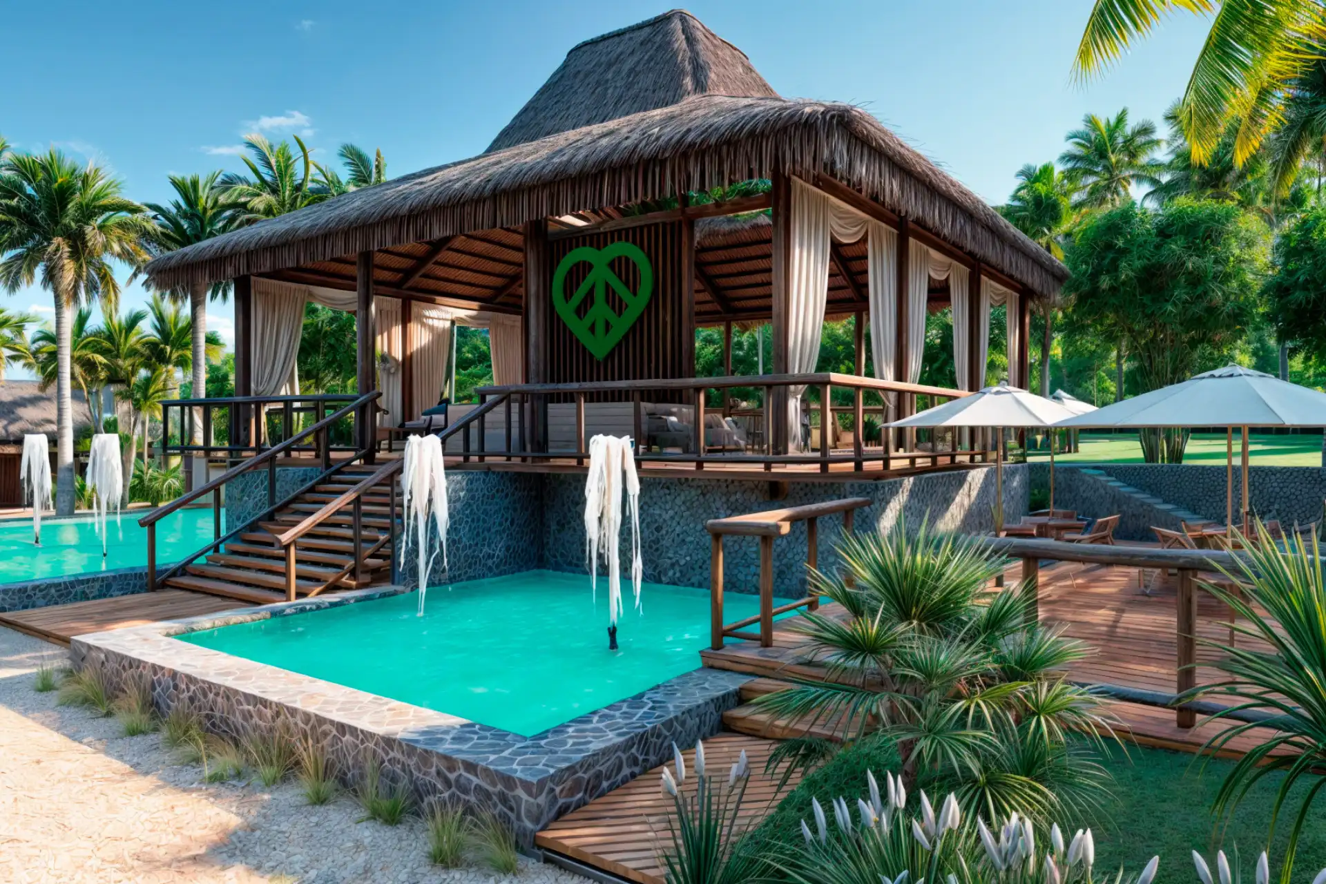 Club House y piscina